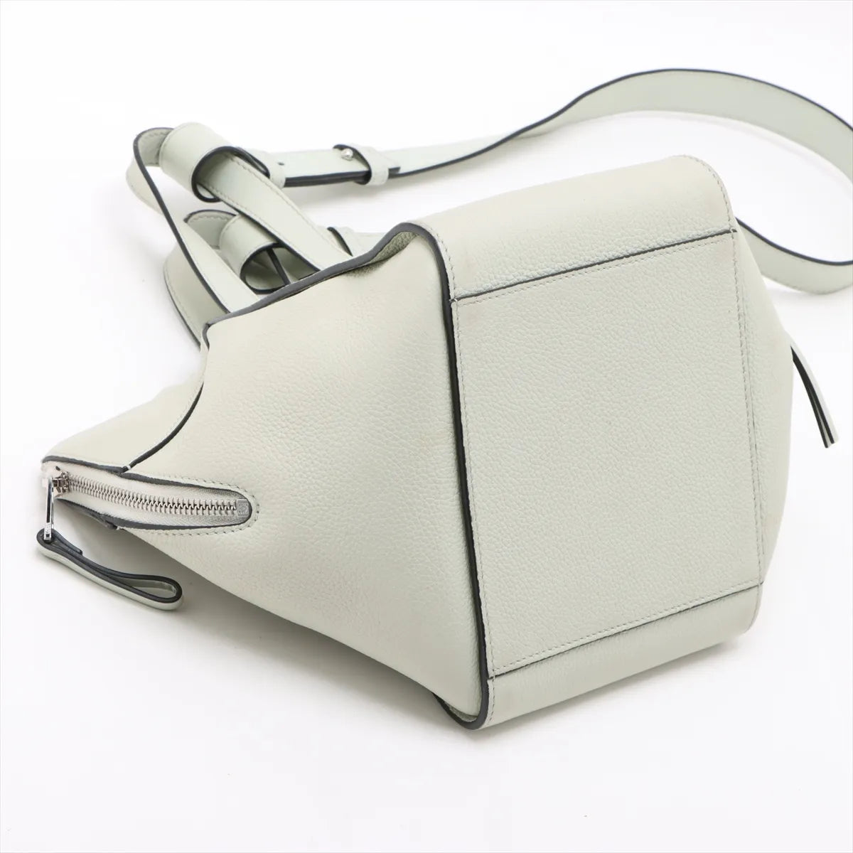 Loewe Hammock Small Leather Two-Way Handbag Green