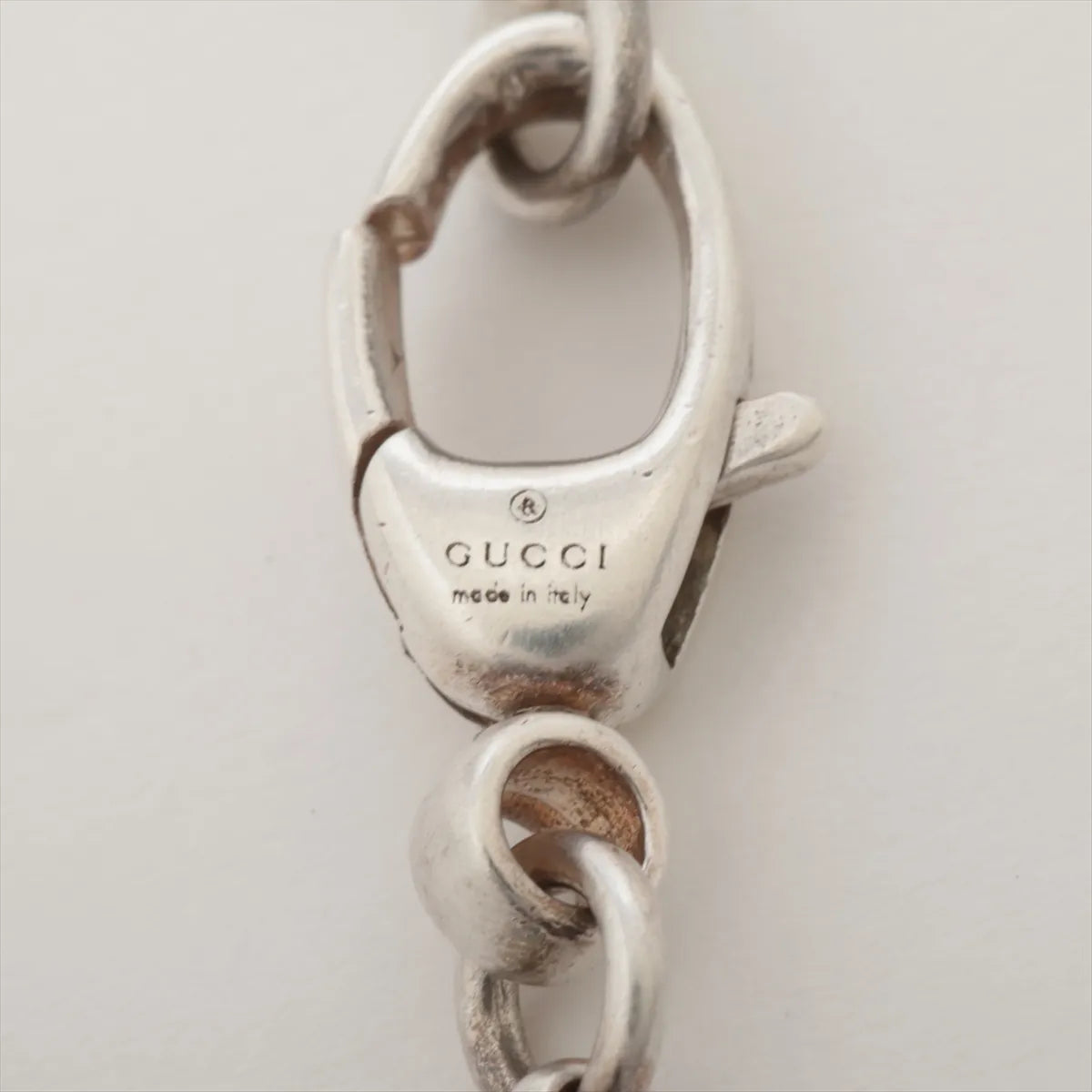 Gucci Interlocking GG Pendant Necklace Silver