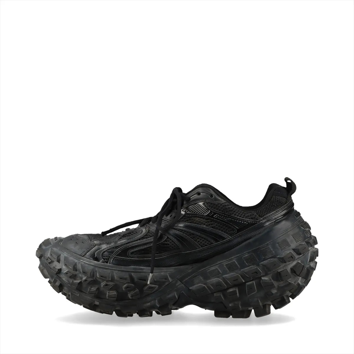 Balenciaga Bouncer Leather Men's Sneakers Black