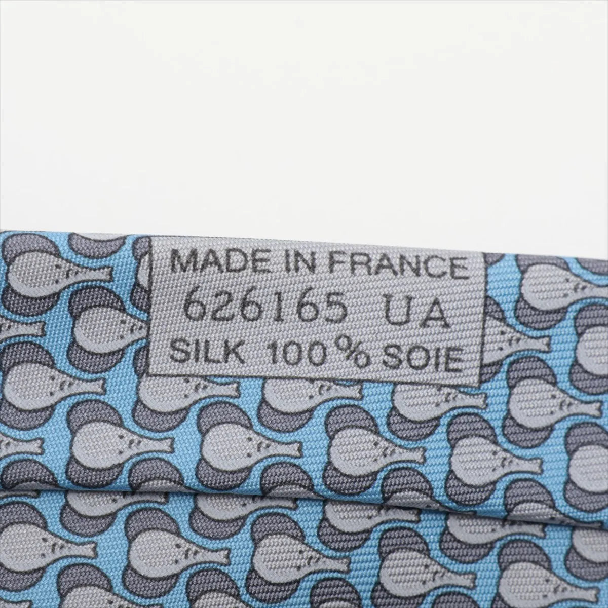 Hermès Cravate Twillbi Necktie Blue