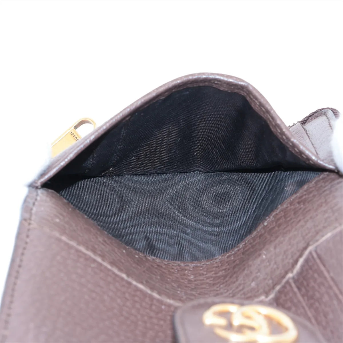 Gucci GG Supreme Ophidia Compact Wallet Brown