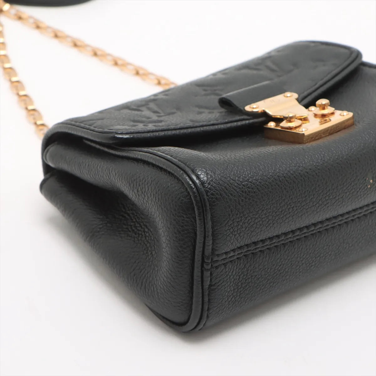 Louis Vuitton Monogram Empreinte Saint Germain BB Black
