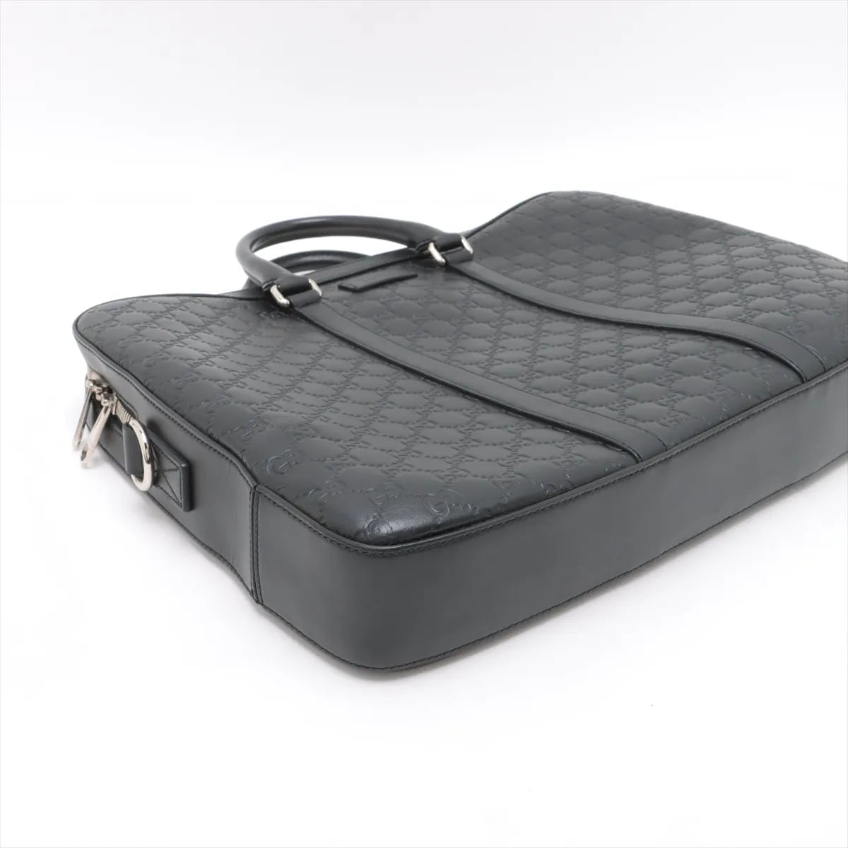 Gucci Guccissima Leather Two-Way Business Bag Black