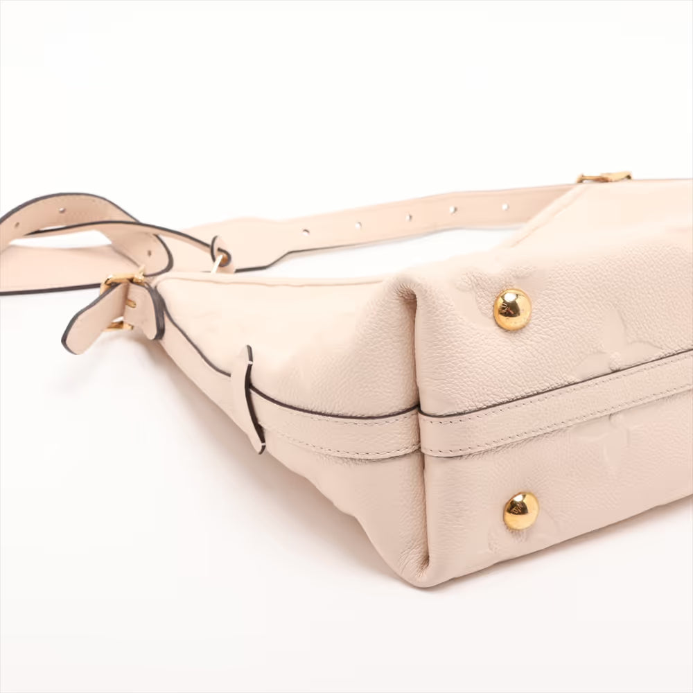 Louis Vuitton Monogram Empreinte CarryAll PM Creme