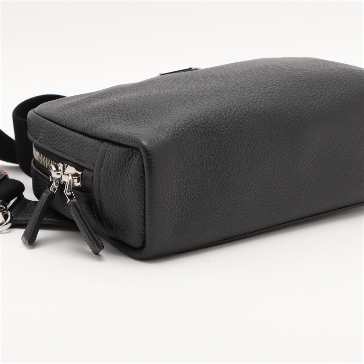Prada Vitello Daino Leather Sling Bag Black with charm * PREORDER *