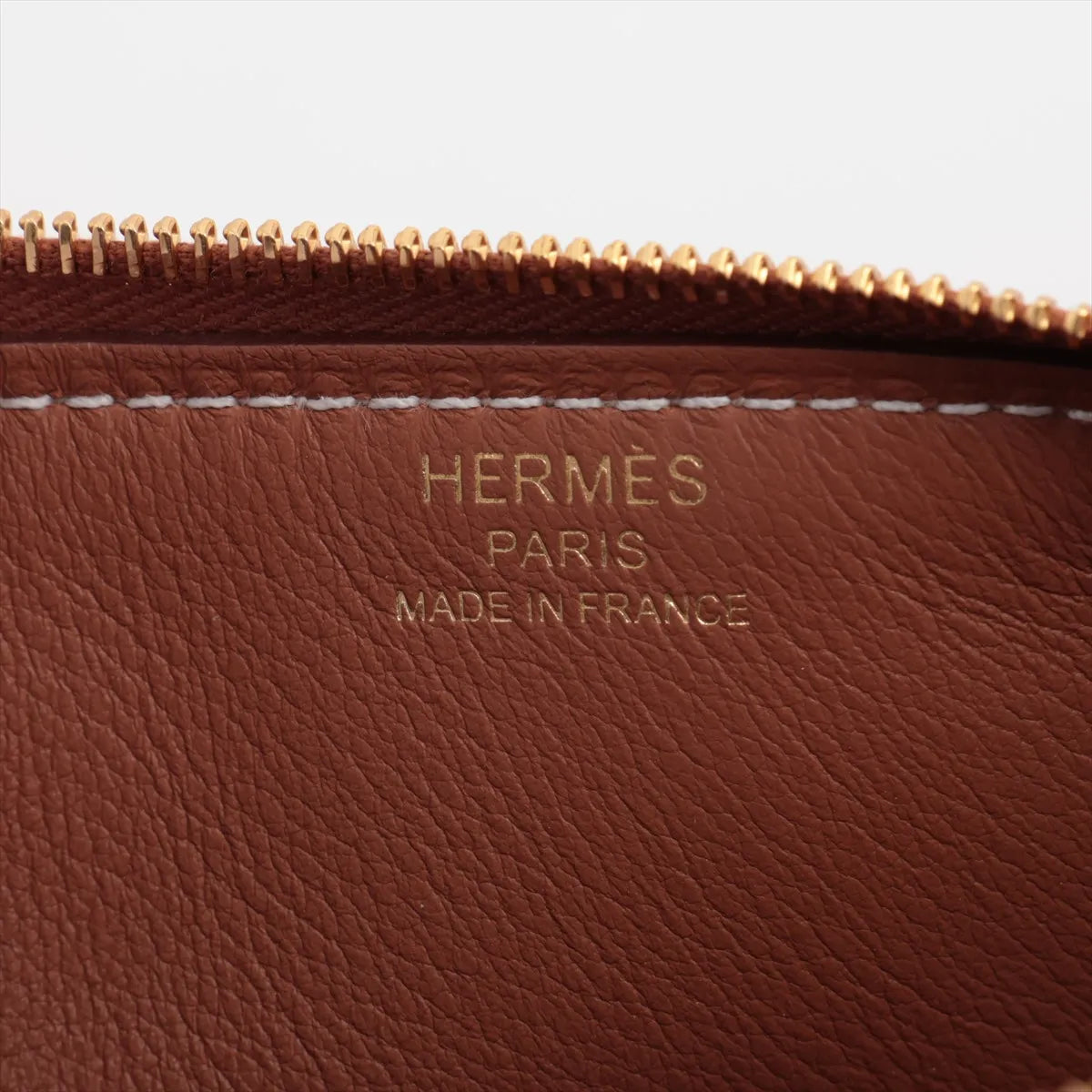 Hermès Zipengo Chaine d'Ancre Pouch Gold