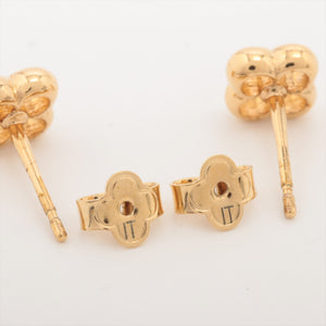Louis Vuitton Flower Full Metal Stud Earring Gold