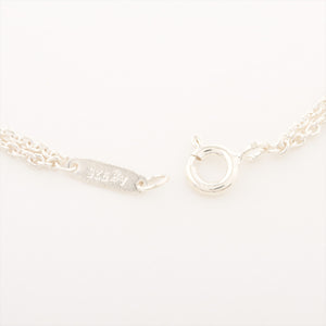 Designer Tiffany & Co. Infinity Double Chain Bracelet Silver