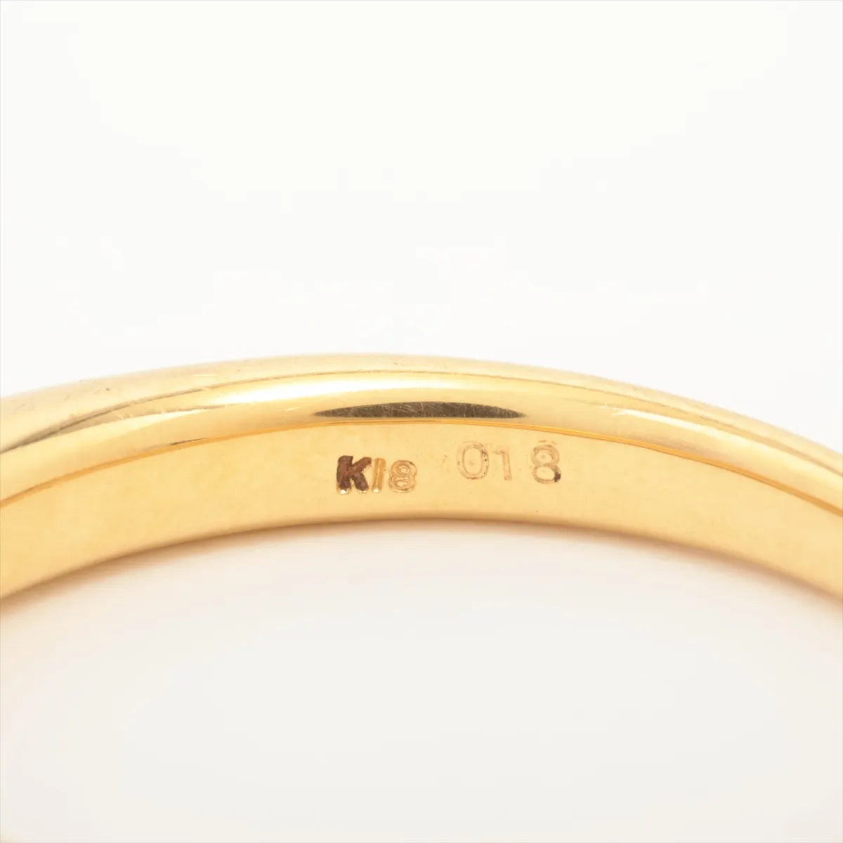 Burberry Diamond Half Eternity Ring Yellow Gold