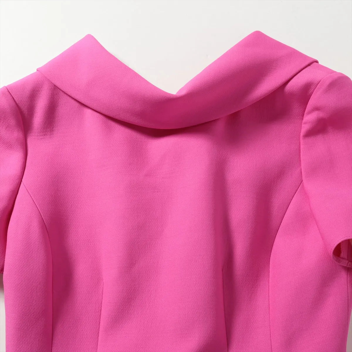 Valentino Wool Silk Mini Dress Pink