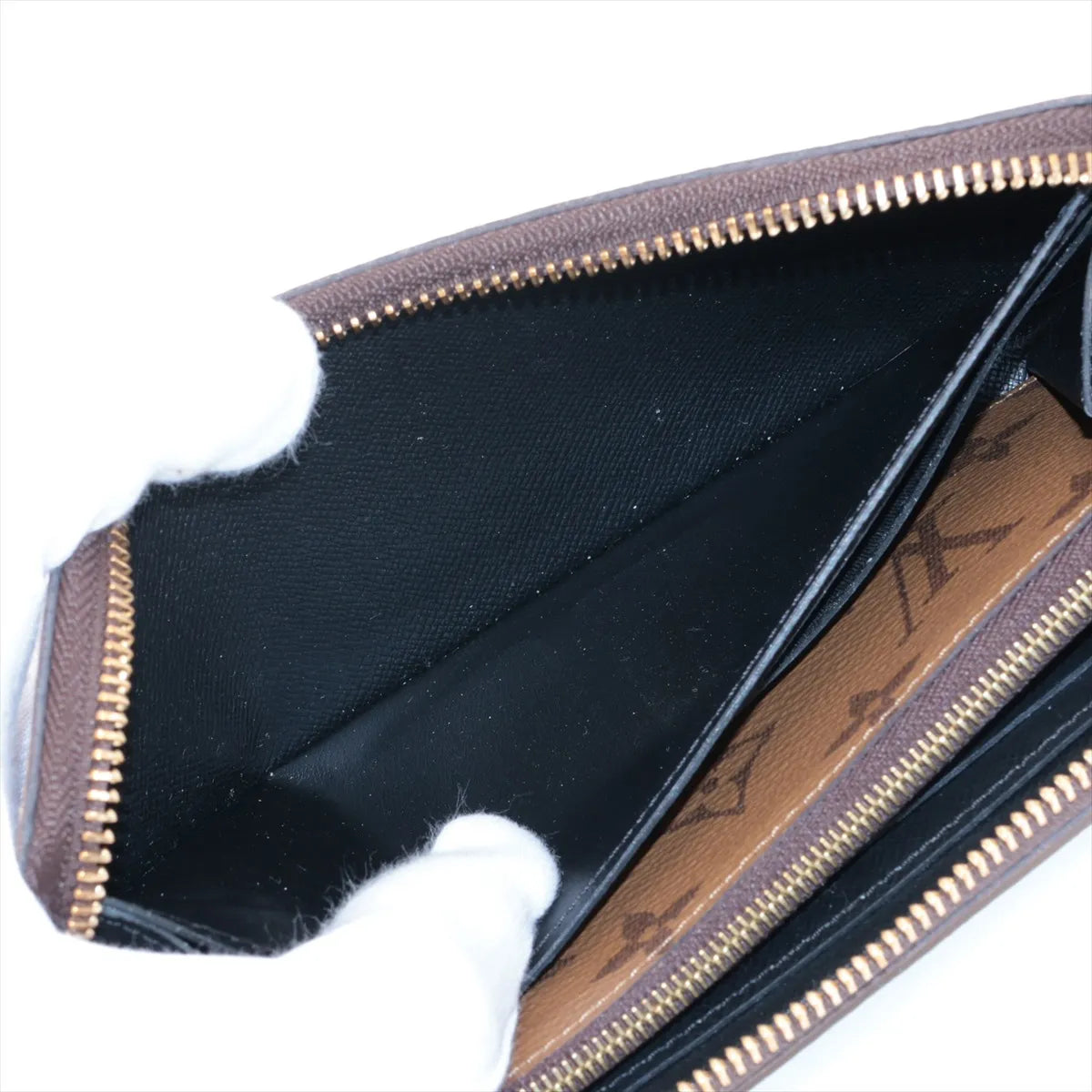 Louis Vuitton Monogram Reverse Clemence Zippy Wallet