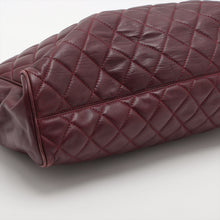 Load image into Gallery viewer, Chanel Matelasse Lambskin Chain Tote Bag Bordeaux