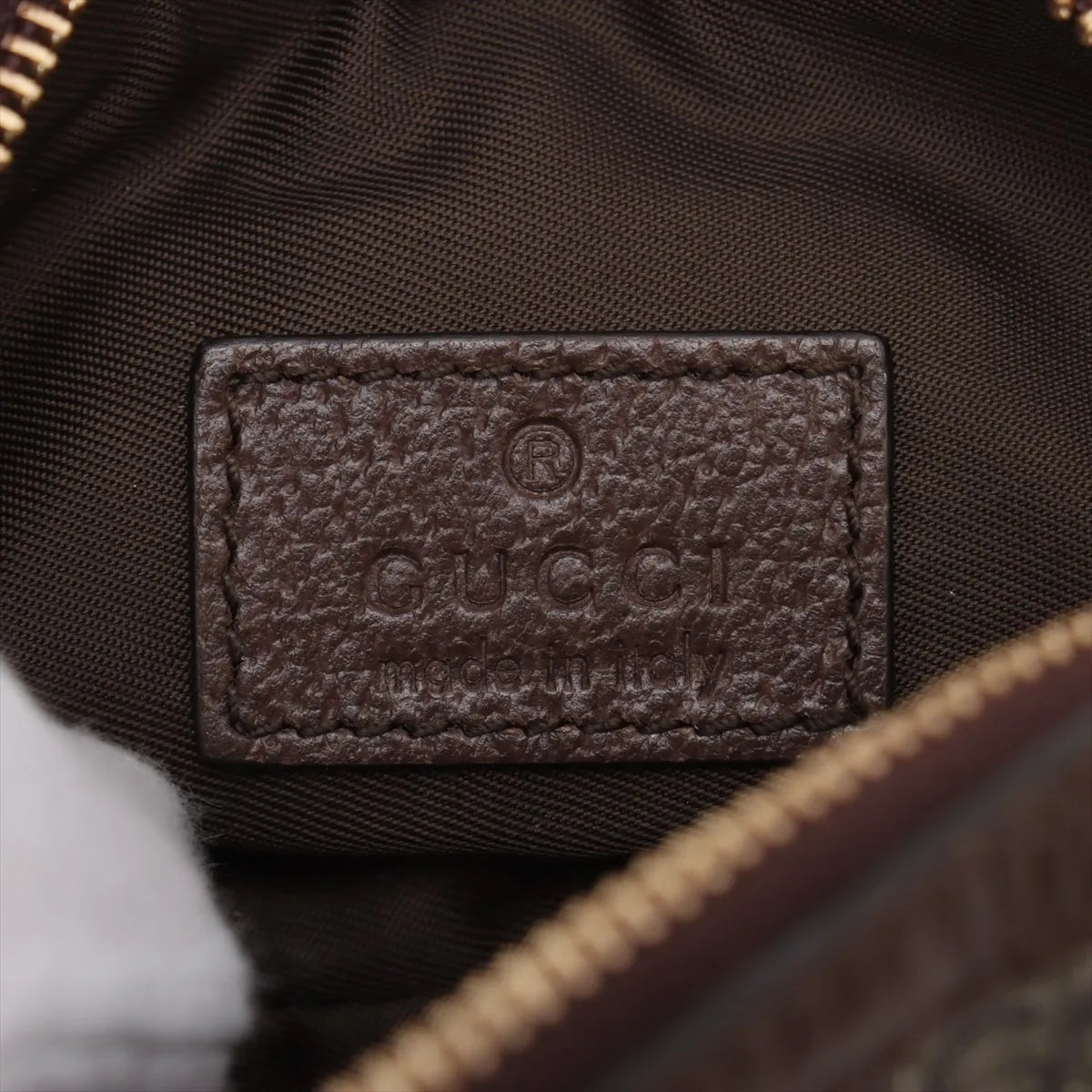 Gucci GG Supreme Leather Coin Purse Beige