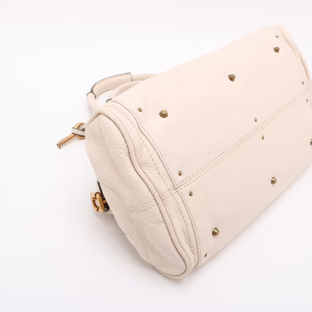 Chloe Paddington Leather Handbag Ivory