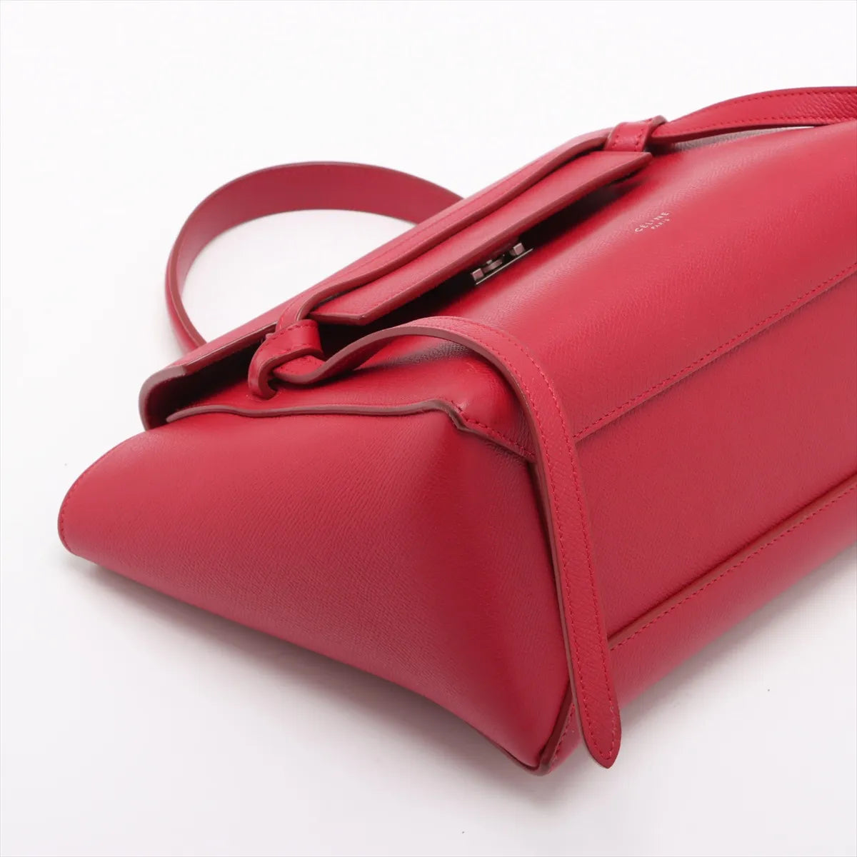 Celine Micro Leather Two-Way Belt Bag Red