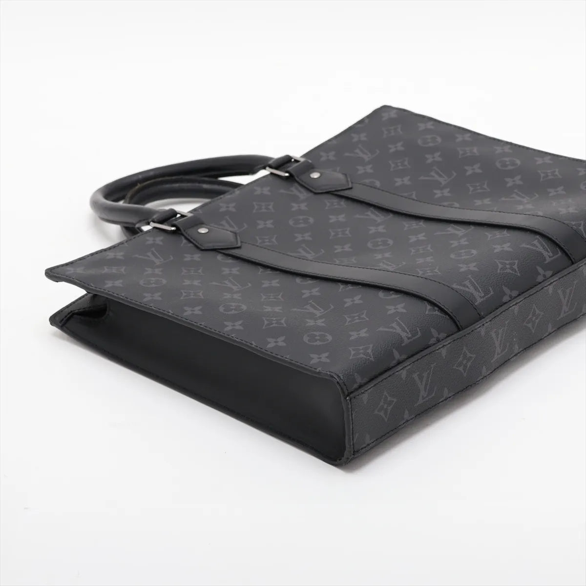 Louis Vuitton Monogram Eclipse Sac Plat Cross Black