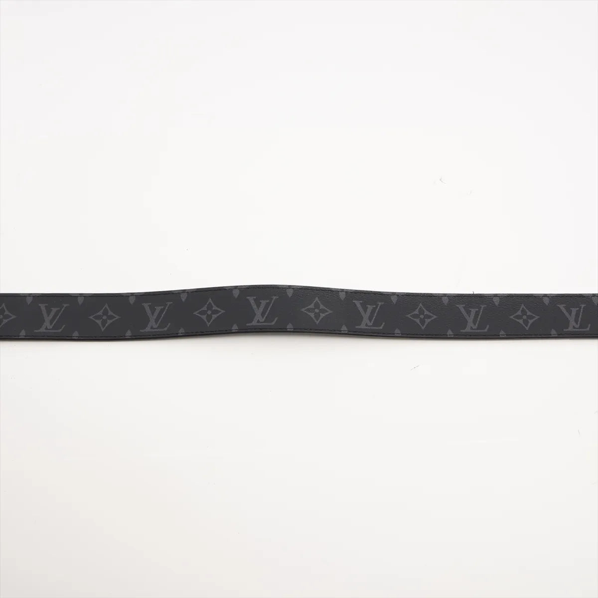 Louis Vuitton Monogram Eclipse LV Initiales Leather Belt