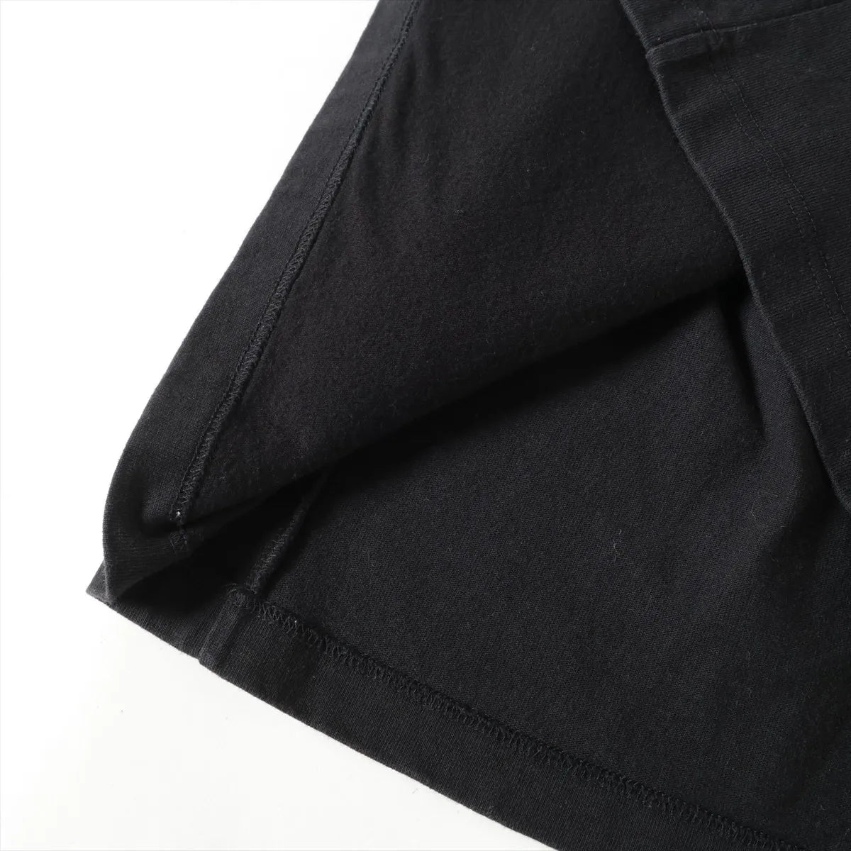 Louis Vuitton "Marque L.Vuitton Deposee" Embroidered Beads Cotton T-shirt Black