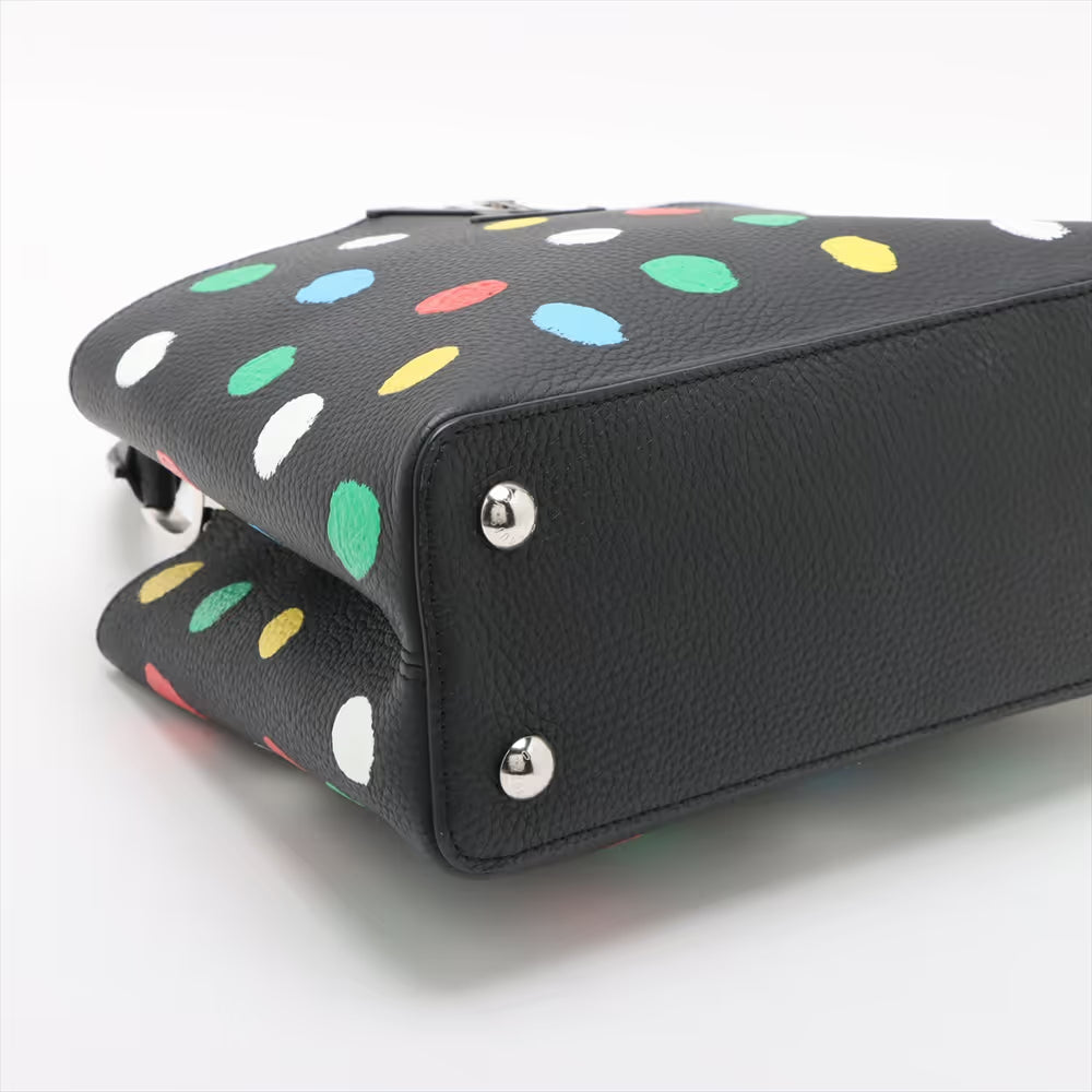 Louis Vuitton x Yayoi Kusama Capucines MM Black x Multicolor