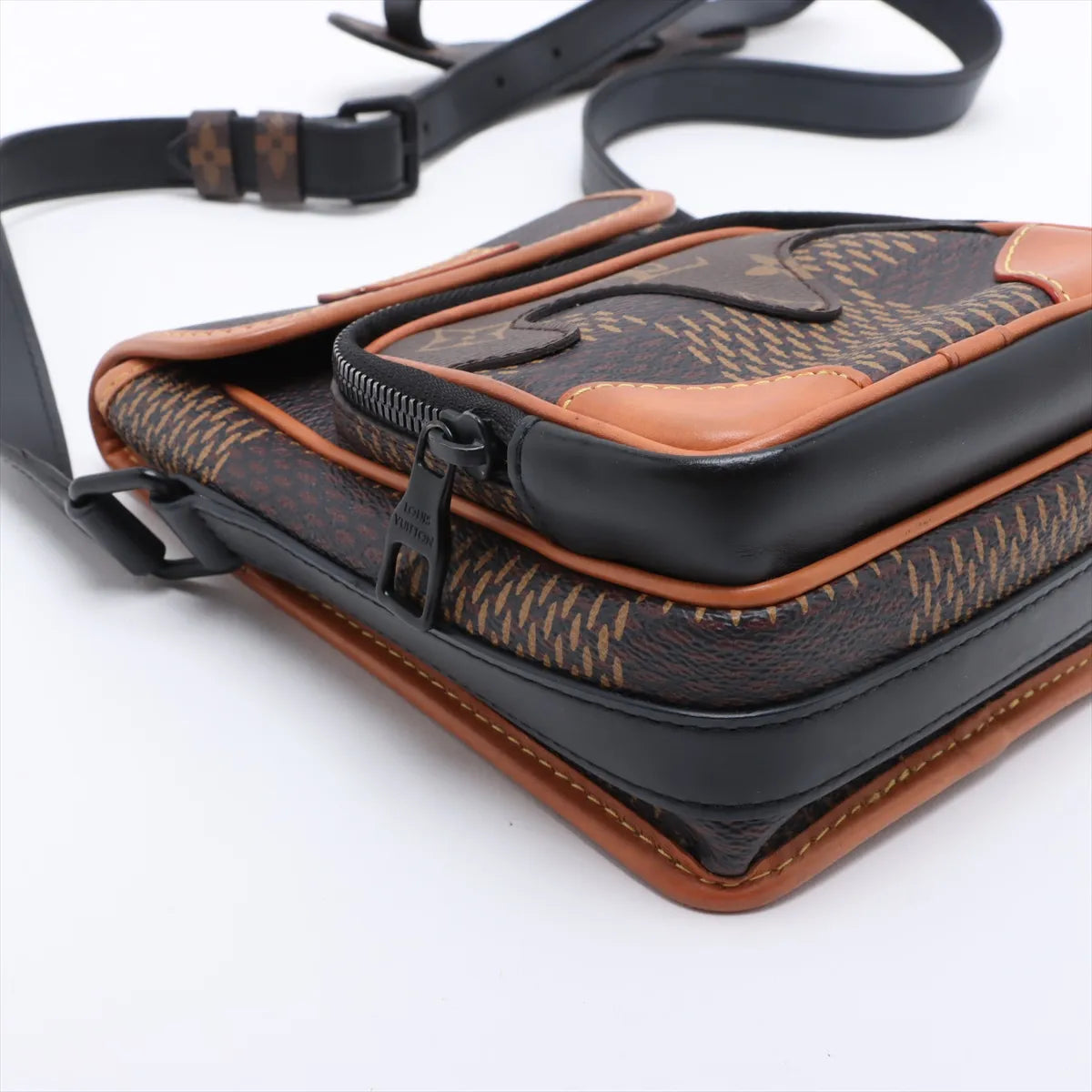 Louis Vuitton x NIGO Damier x Monogram Giant Amazone Messenger Bag