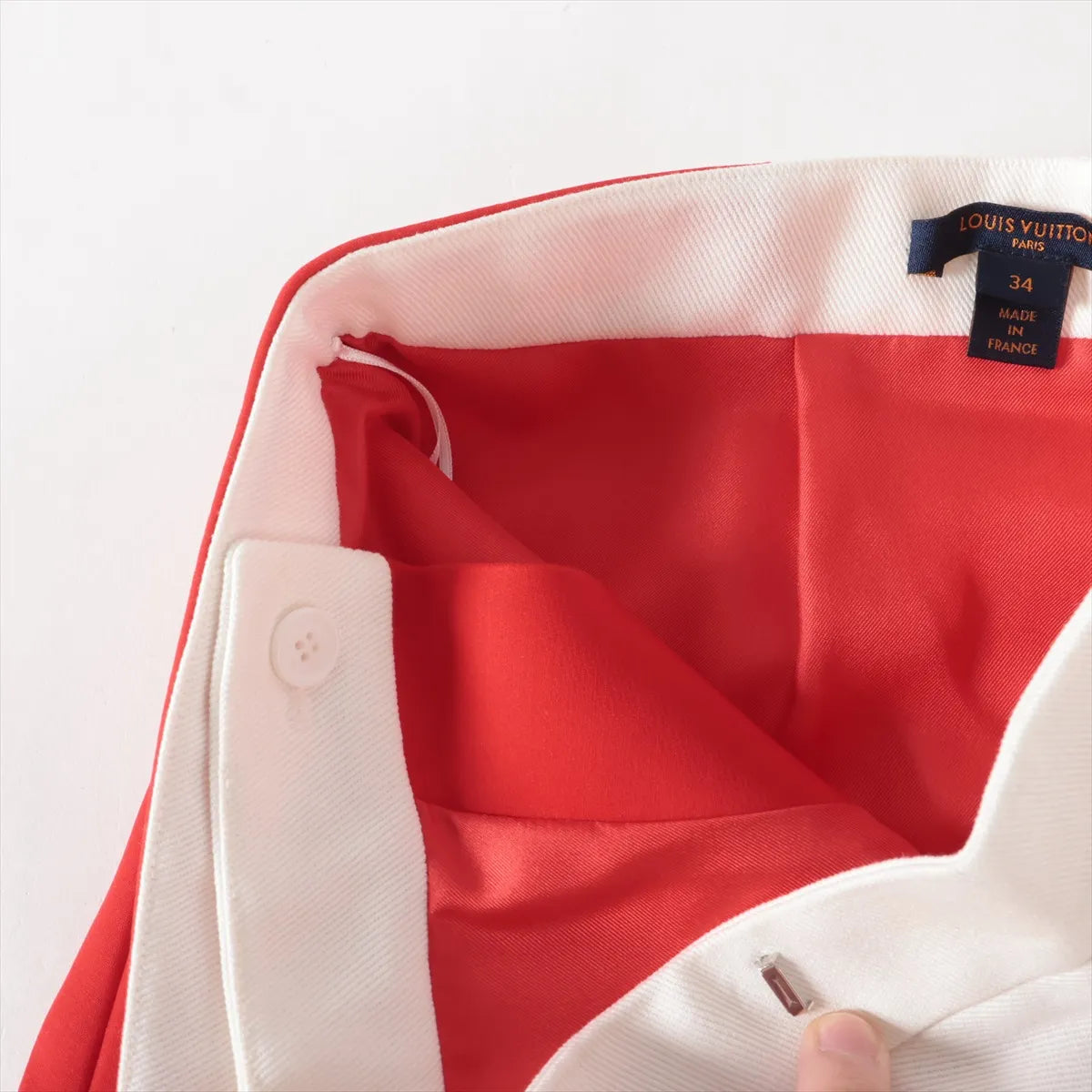 Louis Vuitton Game on Monogram Wool Silk Skirt Multicolor