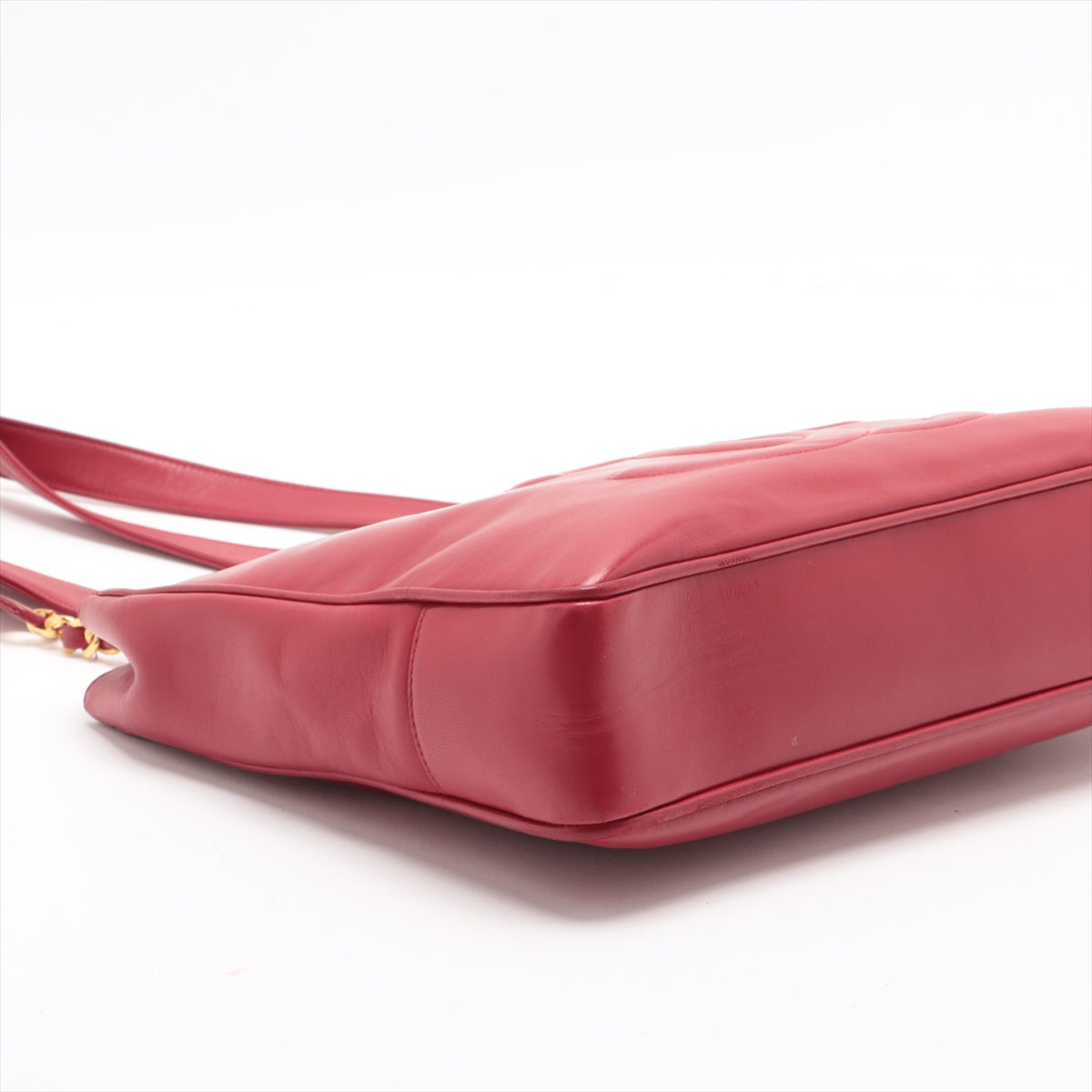 Chanel CC Logo Lambskin Chain Tote Bag Red * PREORDER *