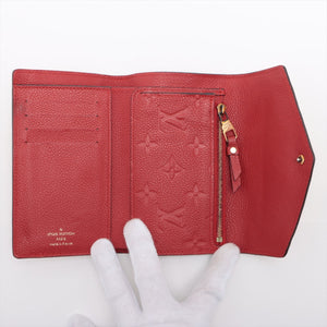 Quality Louis Vuitton Monogram Empreinte Portefeuille Curieuse Red