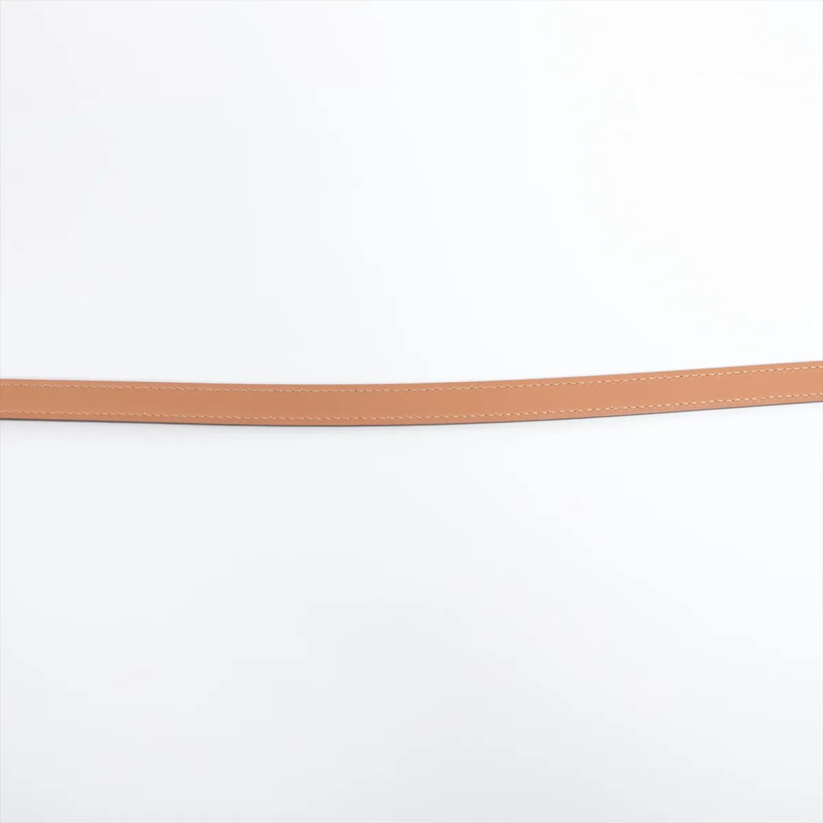Hermès Pop H Leather Belt Craie
