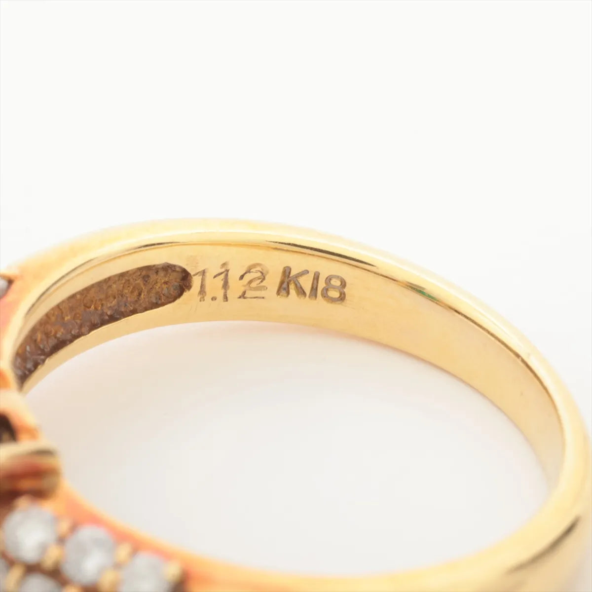 Emerald Diamond Ring Yellow Gold