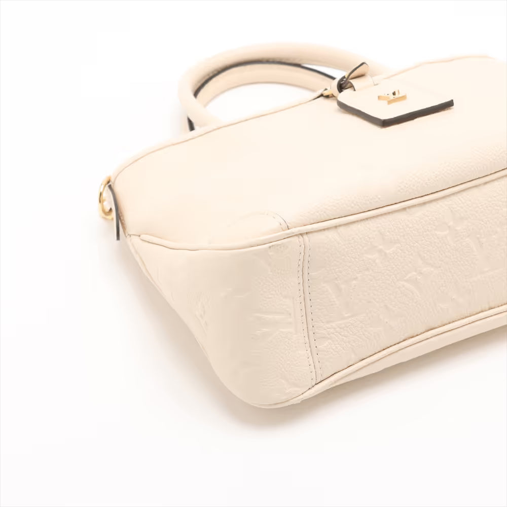 Louis Vuitton Monogram Empreinte Trianon PM White