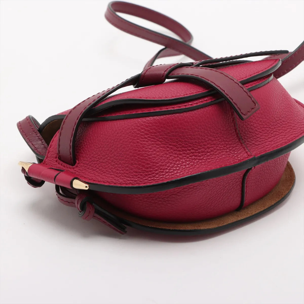 Loewe Mini Gate Leather Shoulder Bag Red