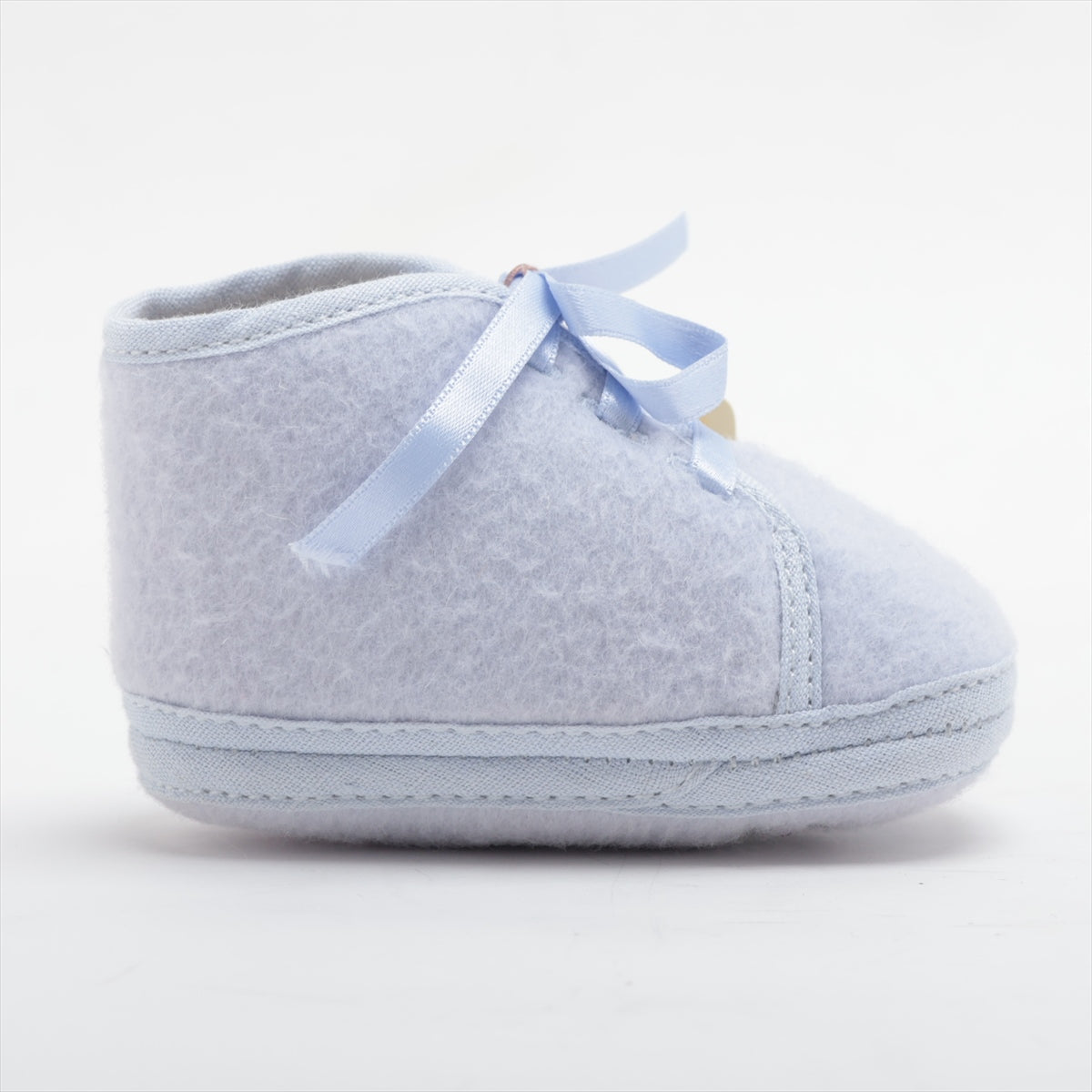 Hermès Wool Angora Baby Shoes  Blue