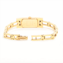 Load image into Gallery viewer, Gucci Rectangular Champagne Dial Link Gold