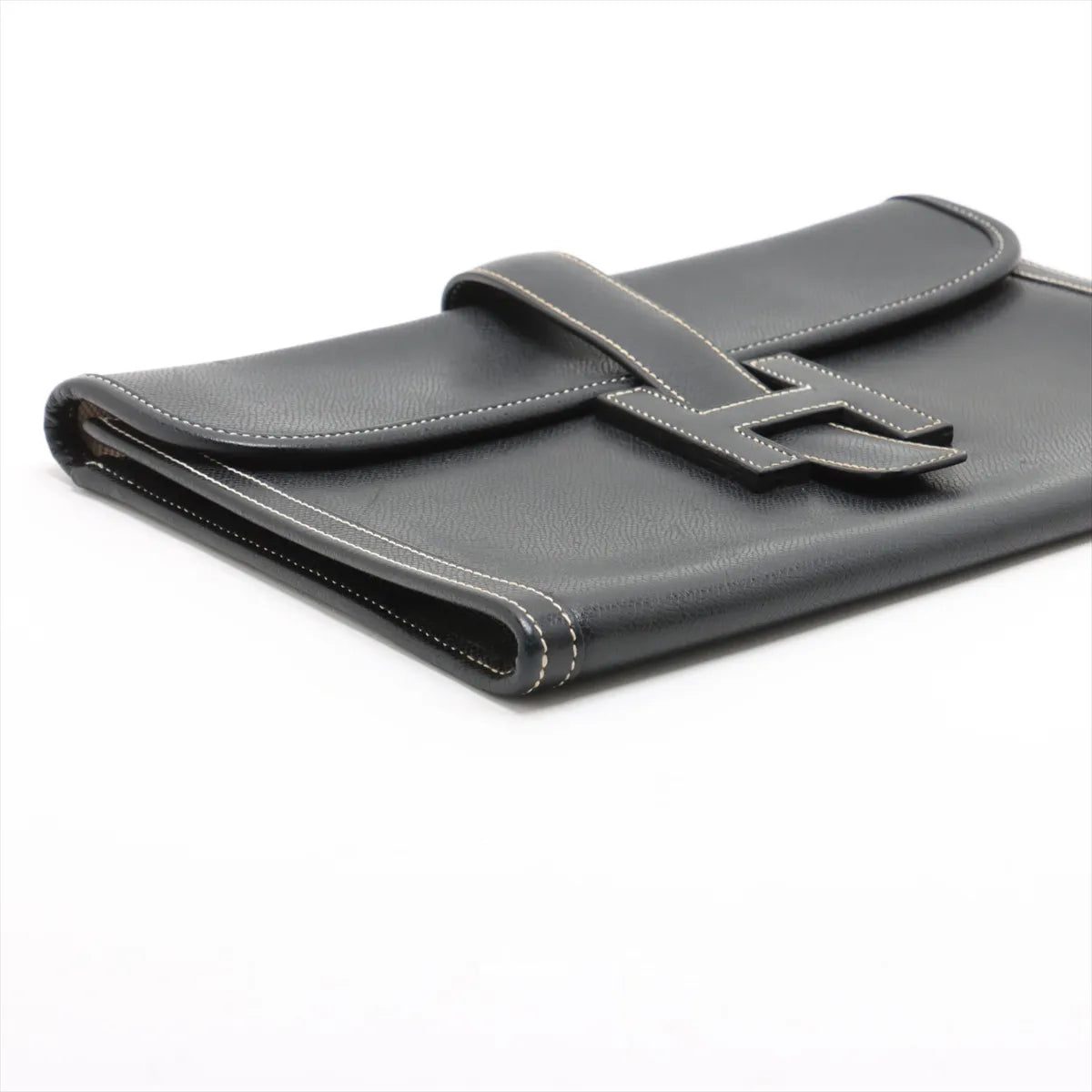 Hermès Jige PM Clutch Bag Black