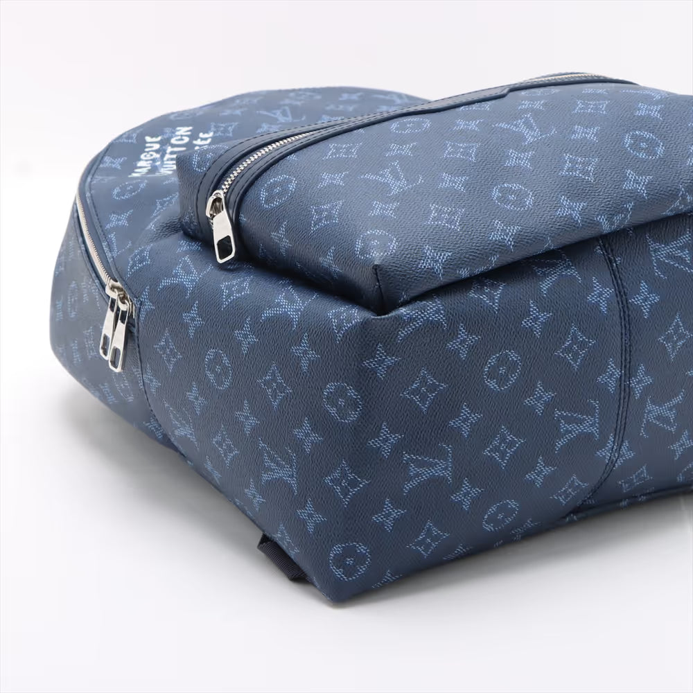 Louis Vuitton Monogram Heritage Discovery Backpack PM Blue