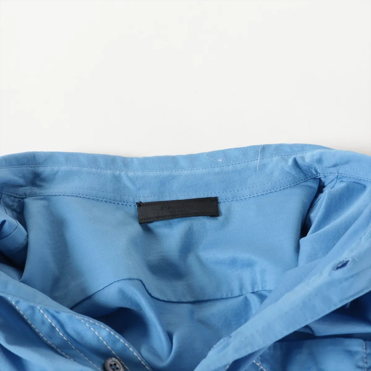 Prada Cotton Polo Shirt Blue