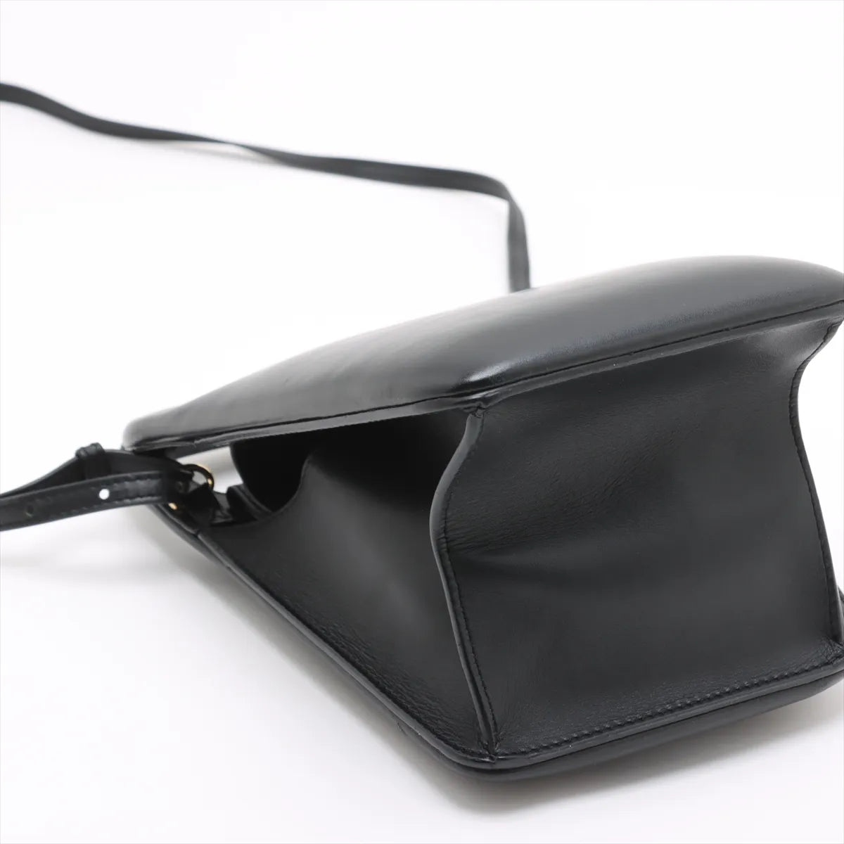 Loewe Anagram Leather Two-Way Handbag Black