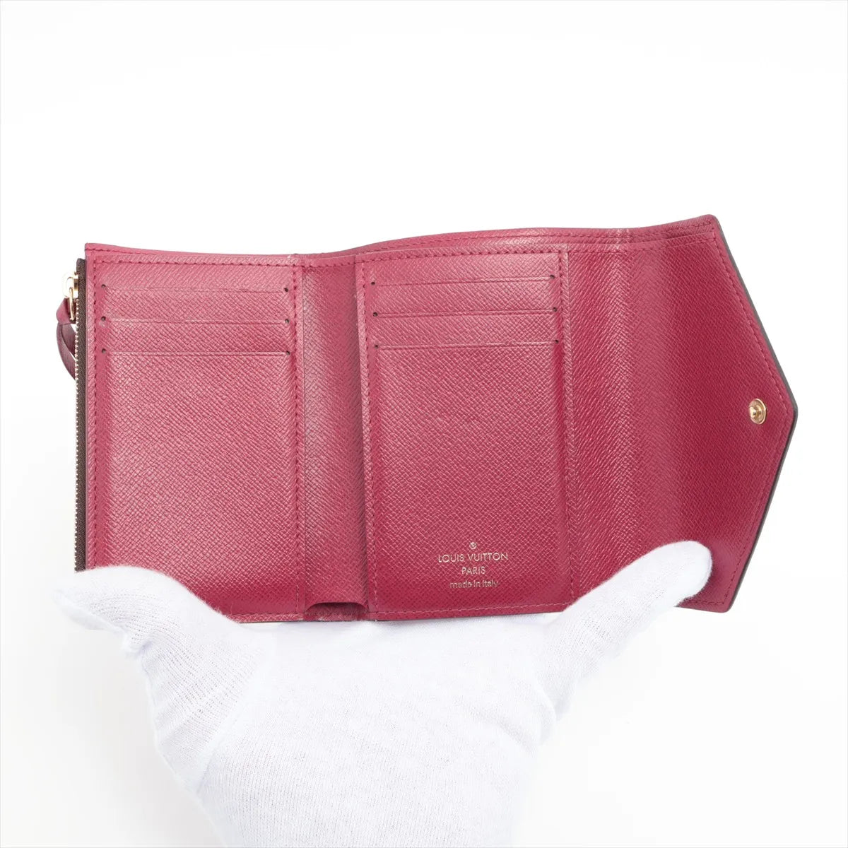 Louis Vuitton Monogram Victorine Compact Wallet Fuchsia