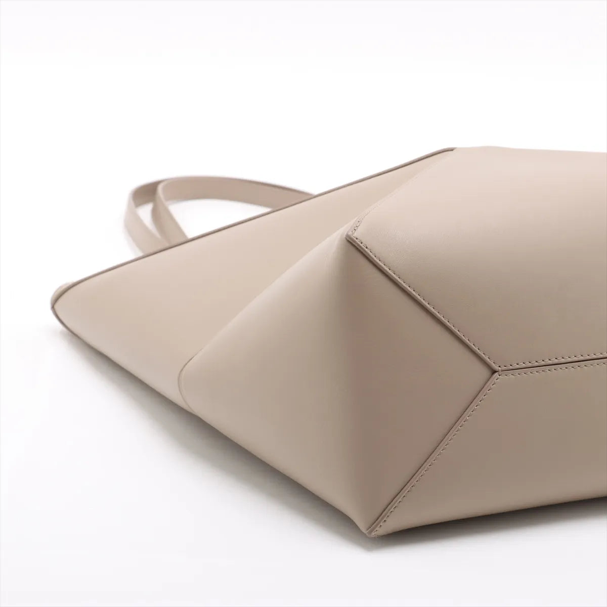 Loewe Puzzle Fold Medium Leather Tote Bag Greige
