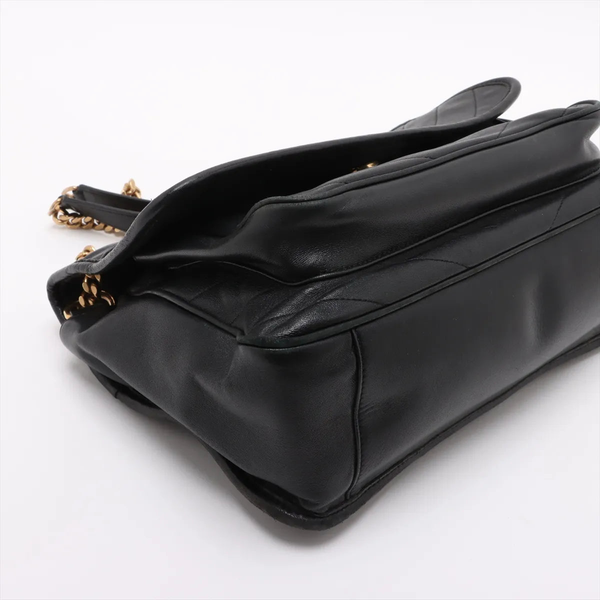 Saint Laurent Paris Niki Leather Chain Shoulder Bag Black