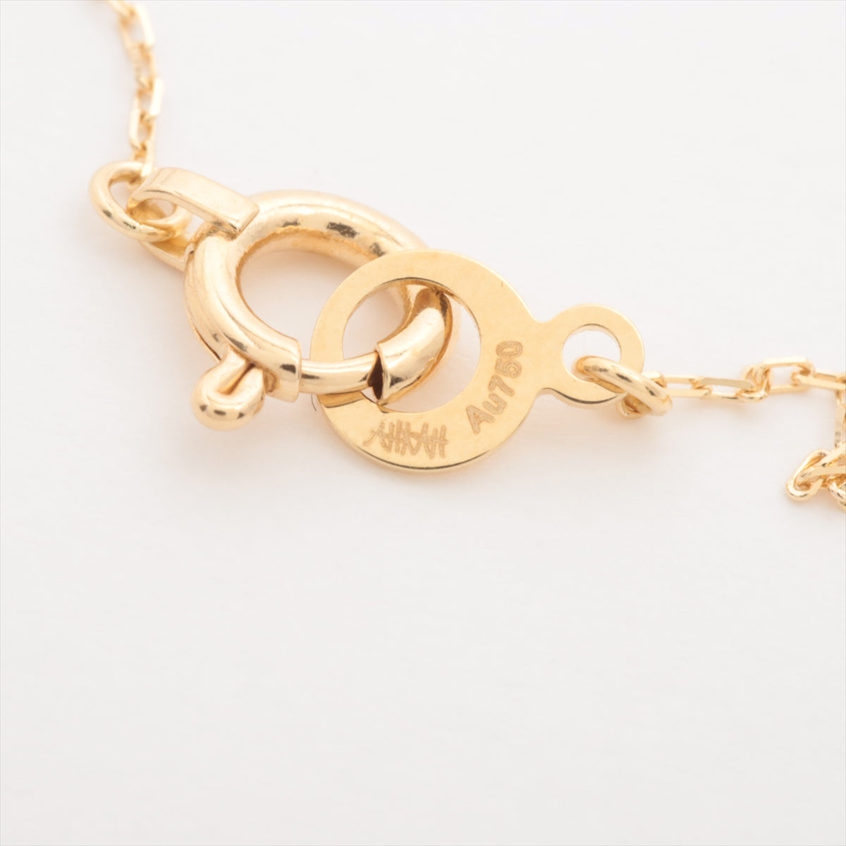 Ahkah BB Diamond Necklace Yellow Gold