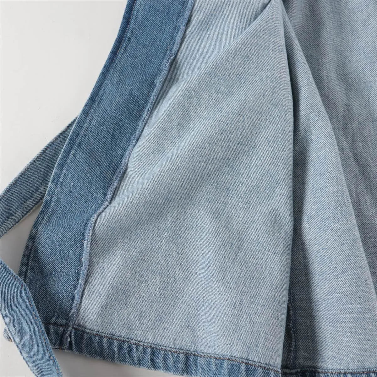 MM6 Denim Trench Coat Blue