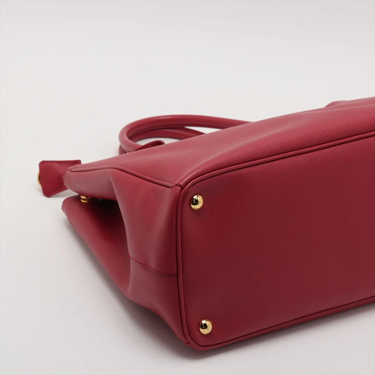 Prada Saffiano Galleria Leather Handbag Red