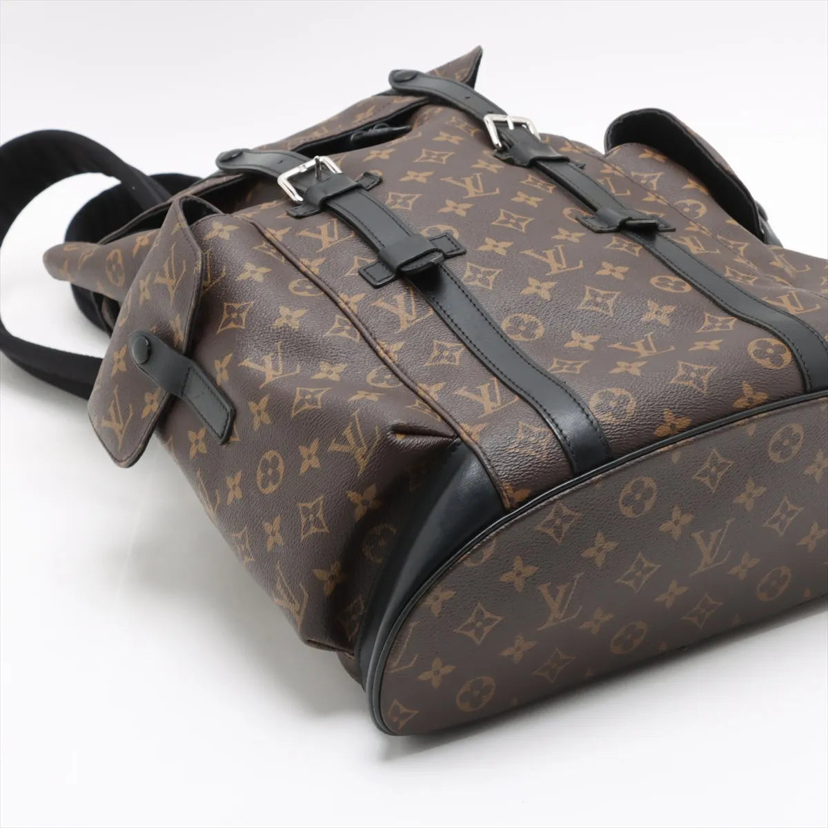Louis Vuitton Monogram Macassar Christopher MM Brown x Black