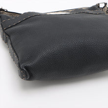 Load image into Gallery viewer, Fendi Selleria Leather Crossbody Bag Black