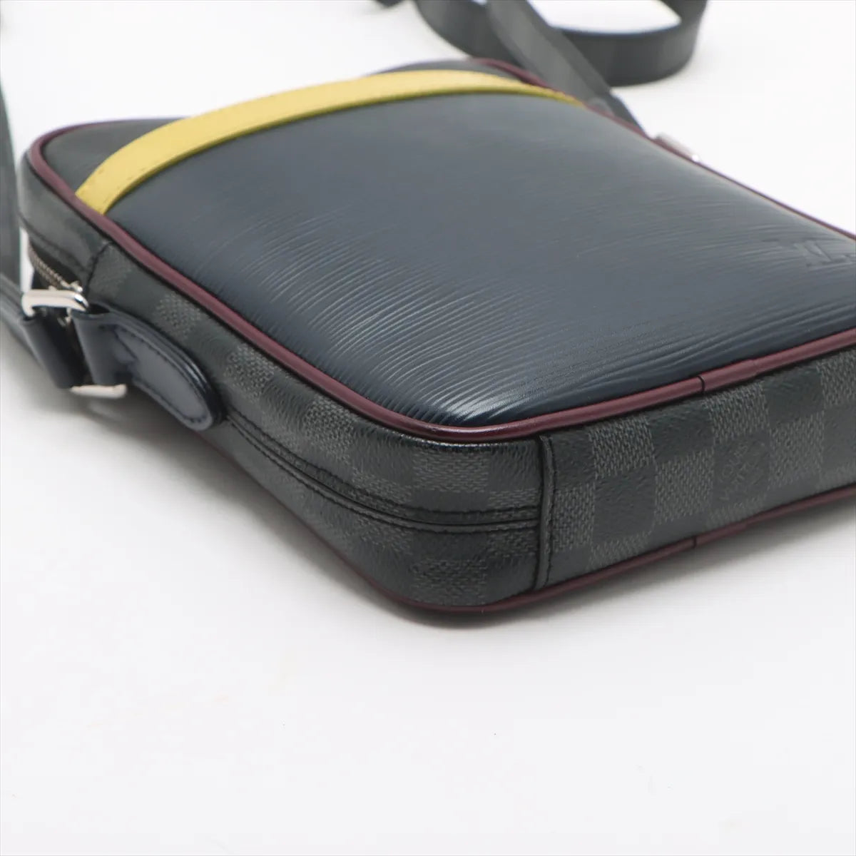 Louis Vuitton Epi x Damier Graphite Danube Slim Black