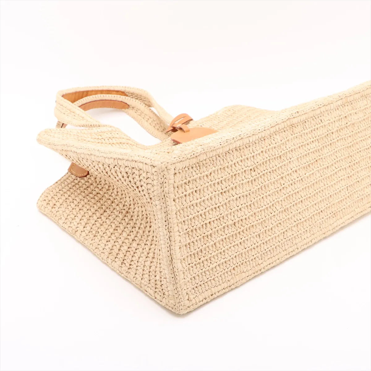 Louis Vuitton Raffia Summer Shopper Tote MM Beige