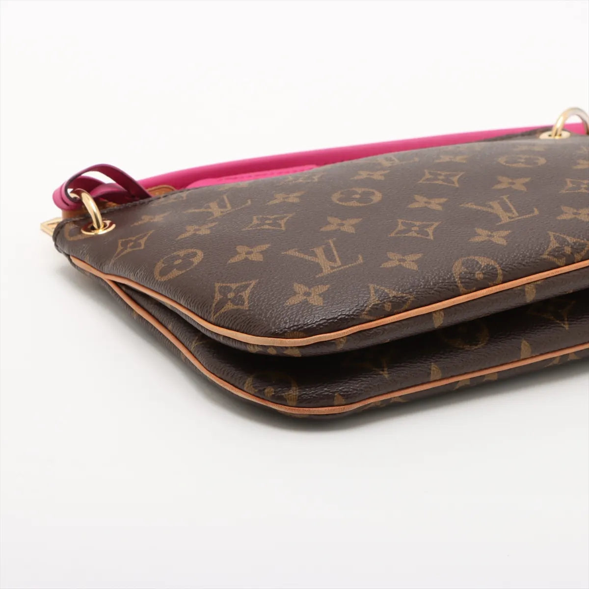 Louis Vuitton Monogram Loretta Shoulder Bag Brown