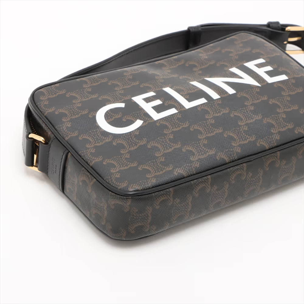 Celine Triomphe Medium Messenger Bag Black