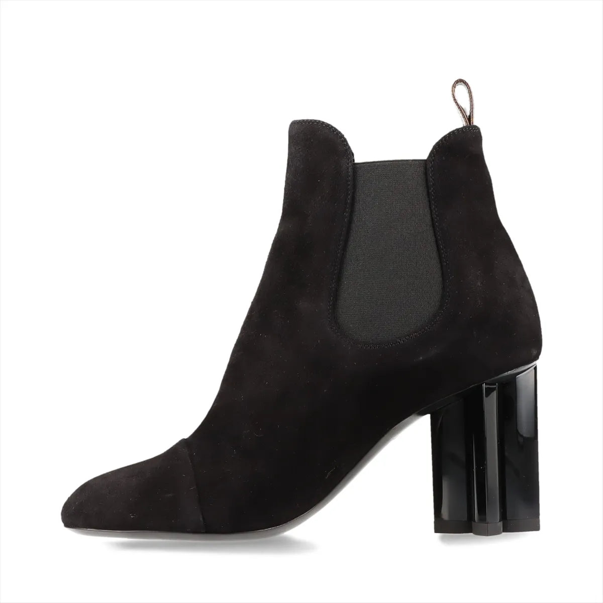 Louis Vuitton Monogram Suede Short Boots Black